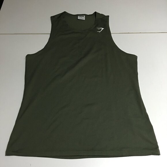 Gymshark Mens Small Green Tank Top - Picture 1 of 7